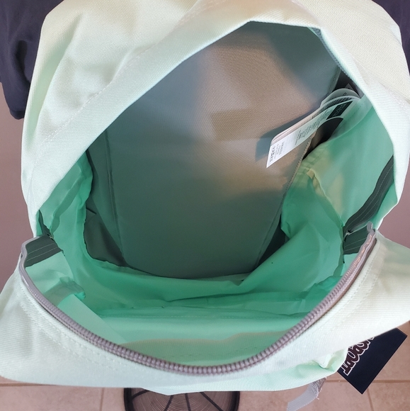 Jansport Superbreak Brooke Green/Mint Backpack - Picture 8 of 8